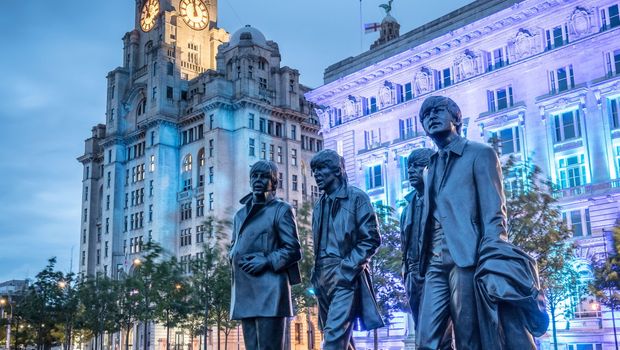 The Beatles vor Three Gracies, Liverpool