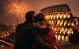Silvesterromantik mit Blick auf das Kolosseum