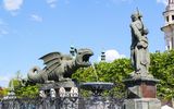 Der Lindwurm Wahrzeichen der Stadt Klagenfurt