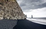 Schwarzer Strand in Island