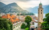 Lugano Stadtblick