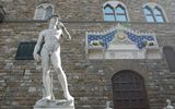 David vor Palazzo Veccio in Florenz