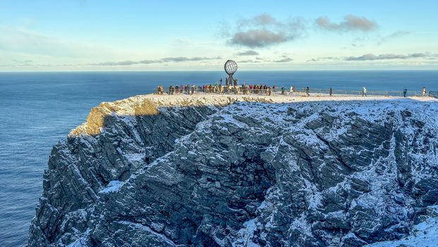 Nordkap im Winter