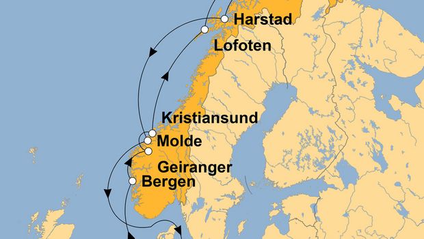 Ihre Reiseroute