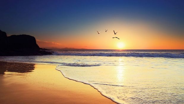 Sonnenuntergang auf Lanzarote