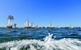 Mitten in der Windjammerparade - Kiel