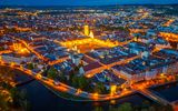 Nachtpanorama Budweis