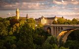 Luxembourg Sonnenuntergang