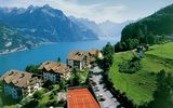 Außenansicht, Hotel Bellevue Seelisberg