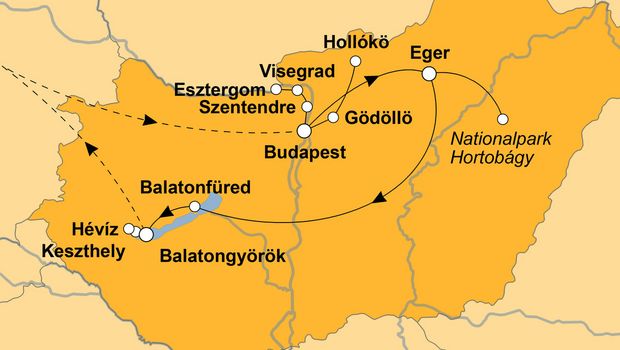 Ihre Reiseroute
