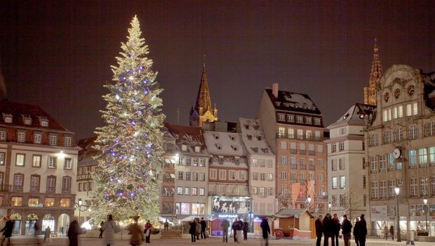 Straßburg im Schnee