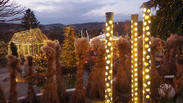 Dekoration im Garten der Sehnsucht