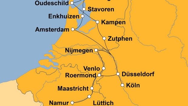 Ihre Reiseroute