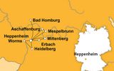  Reiseroute an der Neckar
