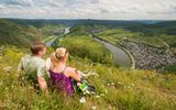 Panoramablick auf die Moselschleife