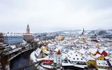 Krumlov - Panorama der Altstadt