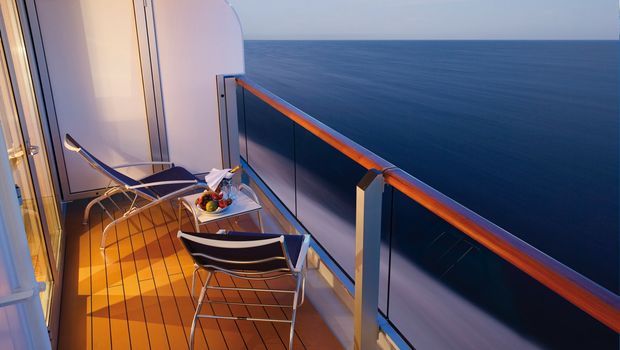 Blick vom Balkon