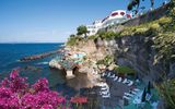 Aussicht von Hotel La Madonnina auf das Meer bei Ischia, Italien