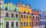 Zamosc Bunte Häuser