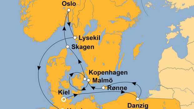 Ihre Reiseroute