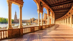 Spanischer Platz in Sevilla