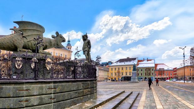Klagenfurt, Lindwurmbrunnen
