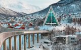 Norwegen Eismeerkathedrale Tromsö