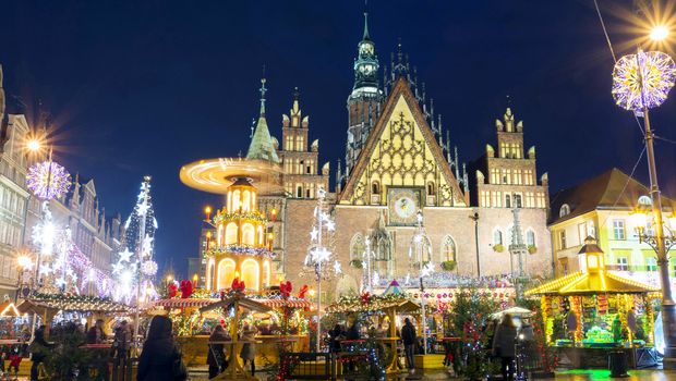 Weihnachtsmarkt in Breslau