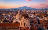 Catania mit Blick auf den Ätna