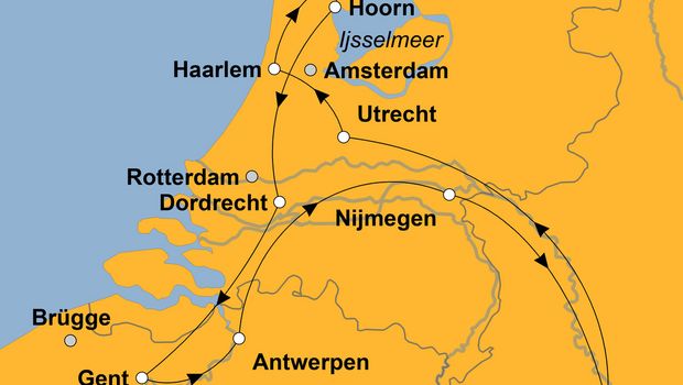 Ihre Reiseroute