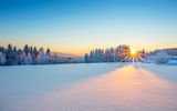 Abendstimmung im Frankenwald