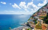 Positano mit Blick aufs Meer