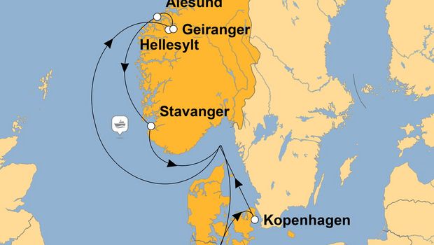 Ihre Reiseroute