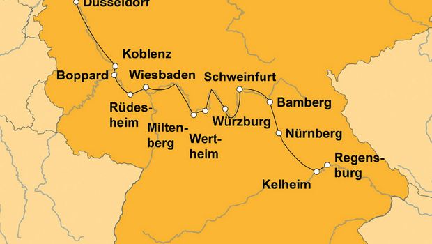 Ihre Reiseroute