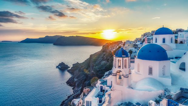 Santorin, Sonnenuntergang