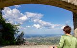 Blick von San Marino auf die Emilia Romagna