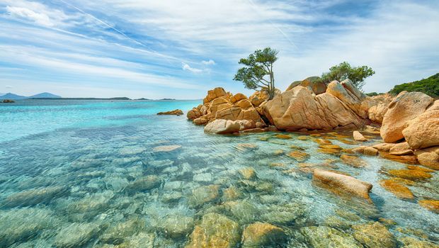 Strand an der Costa Smeralda