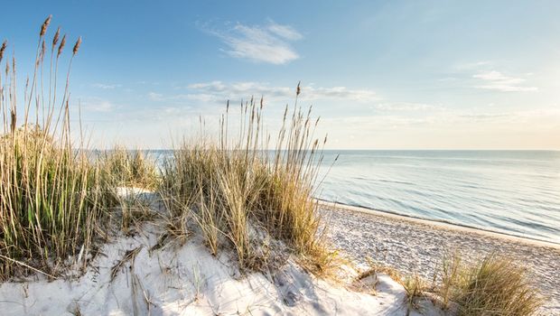 Ostseestrand im Winter