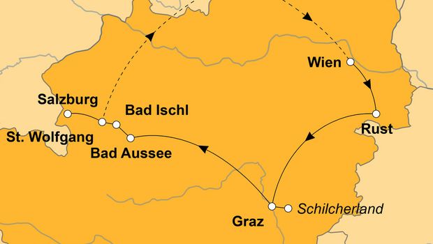 Ihre Reiseroute