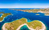 Insellandschaft in der Nähe von Split