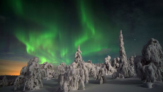 Nordlichter in Lappland