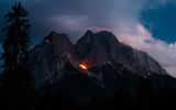 Sonnwendfeuer in Garmisch