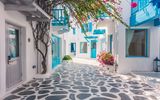 Typische Architektur auf Santorin