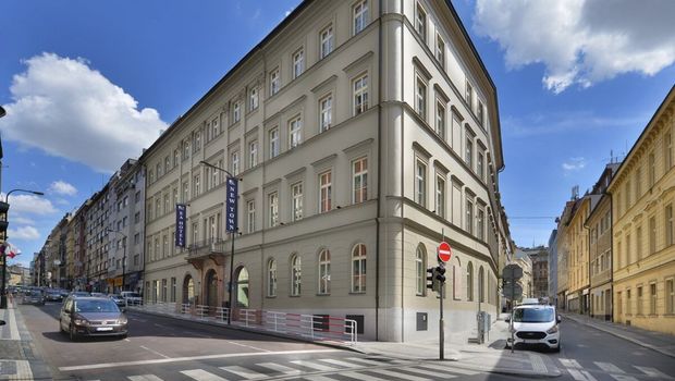 Hotelgebäude des Hotels New Town in Prag 