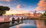 Stadtbild von Rimini, Italien