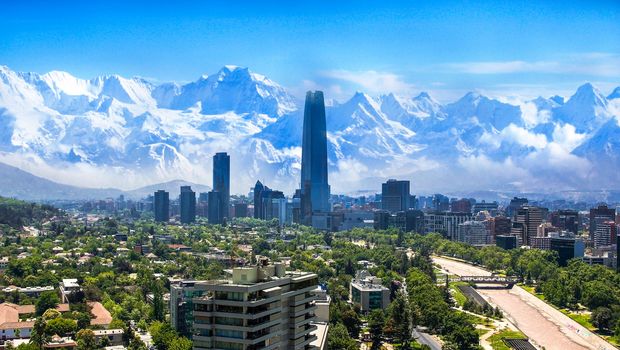 Santiago Skyline Chile