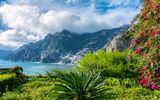 Blick auf Positano