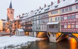 Erfurt Brücke Winter