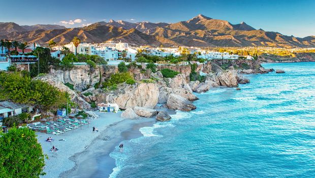 Malaga, Strand Nerja