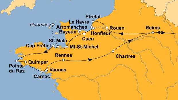 Ihre Reiseroute